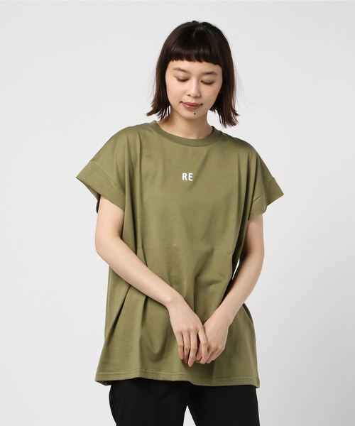 SUPP. no one else （サップノーワンエルス）の「SUPP. no one else(サップノーワンエルス)  RE Tｼｬﾂ（Tシャツ/カットソー・レディース・ホワイト/ブラック/オリーブ・FREE）」の3枚目の写真