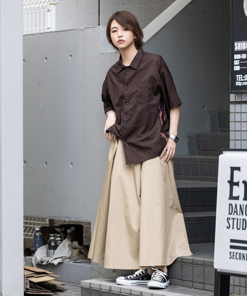 REMI RELIEF（レミレリーフ）の「REMI RELIEF/レミレリーフ バンダナ格子柄シャツ（シャツ/ブラウス・メンズ・ネイビー/ブラック・L）」の3枚目の写真