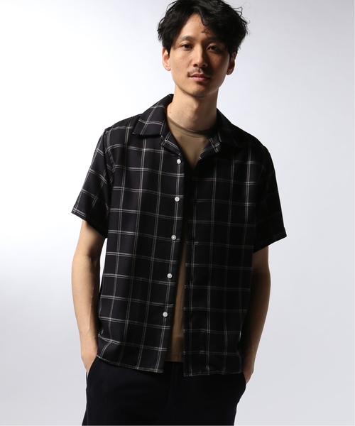 EDIFICE（エディフィス）の「アムンゼン オープンカラー ショートスリーブ シャツ（シャツ/ブラウス・メンズ・ネイビー/ブラック/ベージュ/ベージュ系その他/ダークブルー・48/44/46）」の5枚目の写真