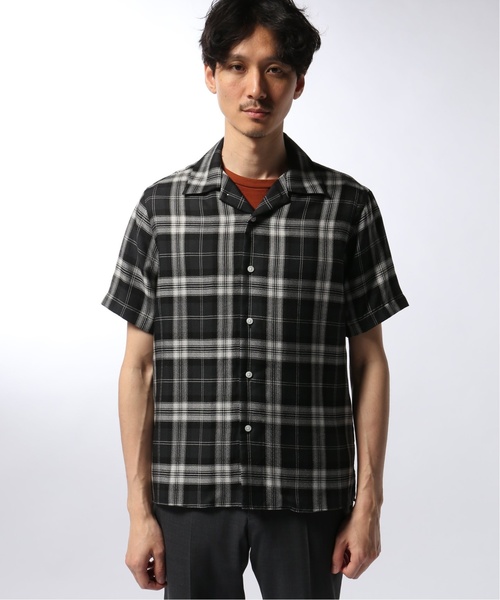 EDIFICE（エディフィス）の「アムンゼン オープンカラー ショートスリーブ シャツ（シャツ/ブラウス・メンズ・ネイビー/ブラック/ベージュ/ベージュ系その他/ダークブルー・48/44/46）」の11枚目の写真