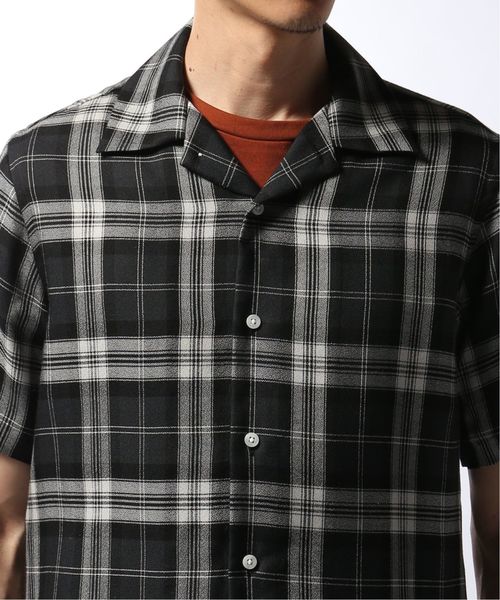 EDIFICE（エディフィス）の「アムンゼン オープンカラー ショートスリーブ シャツ（シャツ/ブラウス・メンズ・ネイビー/ブラック/ベージュ/ベージュ系その他/ダークブルー・48/44/46）」の14枚目の写真