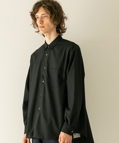 FACTOTUM】T/WTOP平織りワイドシャツ（シャツ/ブラウス）｜FACTOTUM