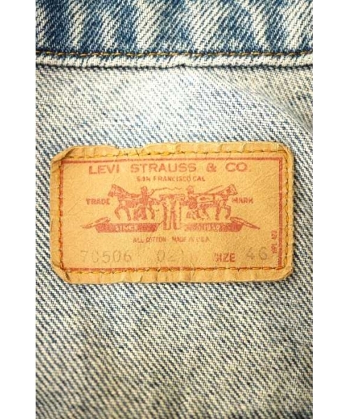 ブランド古着】ボタン裏527 革タグ デニムジャケット（デニム