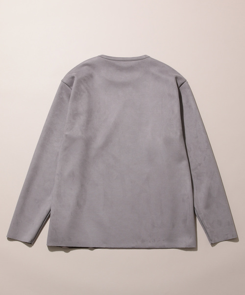 ADAM ET ROPE'(アダムエロペ)の「スウエードダンボール プルオーバー(Tシャツ/カットソー・メンズ・ブラック/グレー系その他・LL/M/L)」の5枚目の写真