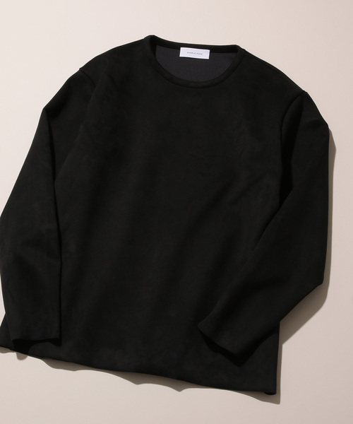 ADAM ET ROPE'(アダムエロペ)の「スウエードダンボール プルオーバー(Tシャツ/カットソー・メンズ・ブラック/グレー系その他・LL/M/L)」の12枚目の写真