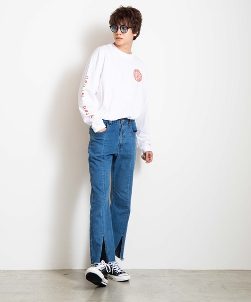 WEGO（ウィゴー）の「WEGO/ニーハオプリントロンT（Tシャツ/カットソー・メンズ・パープル/レッド/パープル系その他・SMALL/MEDIUM/LARGE）」の10枚目の写真