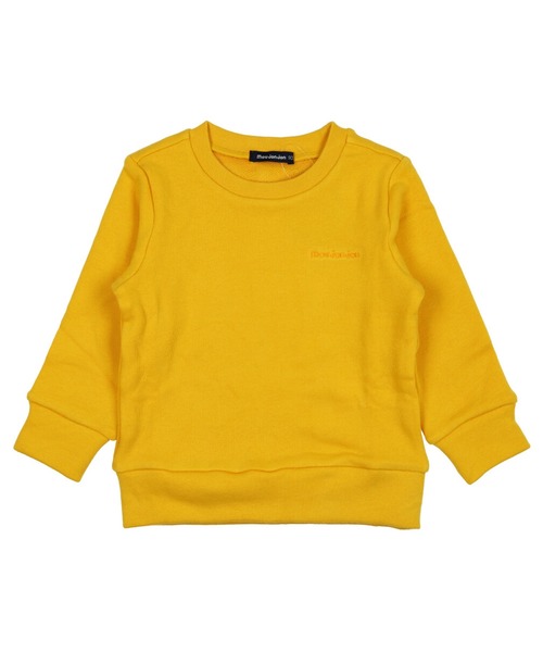 Moujonjon（ムージョンジョン）の「＜日本製＞ベア裏毛ワンポイントトレーナー（スウェット・キッズ・ホワイト/グリーン/イエロー/レッド/ブラウン/ブラック・90/100/110/120/80/130/140）」の5枚目の写真