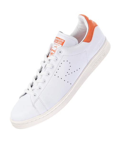 RAF SIMONS（ラフシモンズ）の「RAF SIMONS STAN SMITH（スニーカー・メンズ・ホワイト系その他/ホワイト×グリーン/オレンジ・8.5/10/7.5/6/8/9/7/5/5.5/10.5/6.5/9.5）」の2枚目の写真