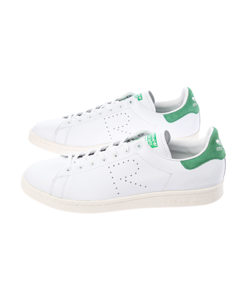 RAF SIMONS（ラフシモンズ）の「RAF SIMONS STAN SMITH（スニーカー・メンズ・ホワイト系その他/ホワイト×グリーン/オレンジ・8.5/10/7.5/6/8/9/7/5/5.5/10.5/6.5/9.5）」の5枚目の写真