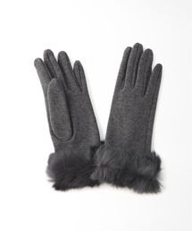【SERGIO DE ROSA / セルジオデローザ】rabbit fur glove