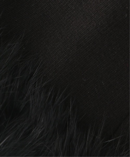 Sergio De Rosa（セルジオデローザ）の「【SERGIO DE ROSA / セルジオデローザ】rabbit fur glove（手袋・レディース・チャコールグレー/ブラック/ネイビー・FREE）」の7枚目の写真