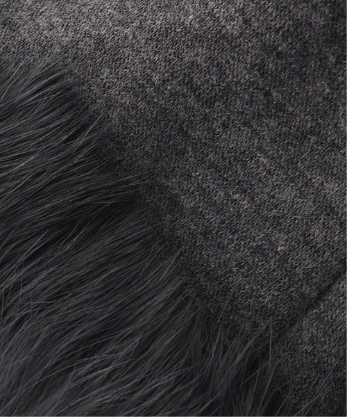 Sergio De Rosa（セルジオデローザ）の「【SERGIO DE ROSA / セルジオデローザ】rabbit fur glove（手袋・レディース・チャコールグレー/ブラック/ネイビー・FREE）」の8枚目の写真
