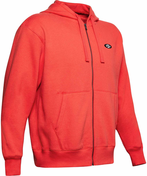 UNDER ARMOUR(アンダーアーマー)の「UA オリジネイト フリース フルジップ(トレーニング/パーカー/MEN)(パーカー・メンズ・レッド系その他/ライトグレー/ブラック×ブラック/カーキ・SM/MD/XXL/XL/LG)」の16枚目の写真