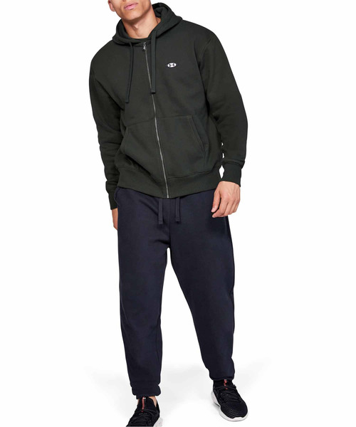UNDER ARMOUR(アンダーアーマー)の「UA オリジネイト フリース フルジップ(トレーニング/パーカー/MEN)(パーカー・メンズ・レッド系その他/ライトグレー/ブラック×ブラック/カーキ・SM/MD/XXL/XL/LG)」の9枚目の写真