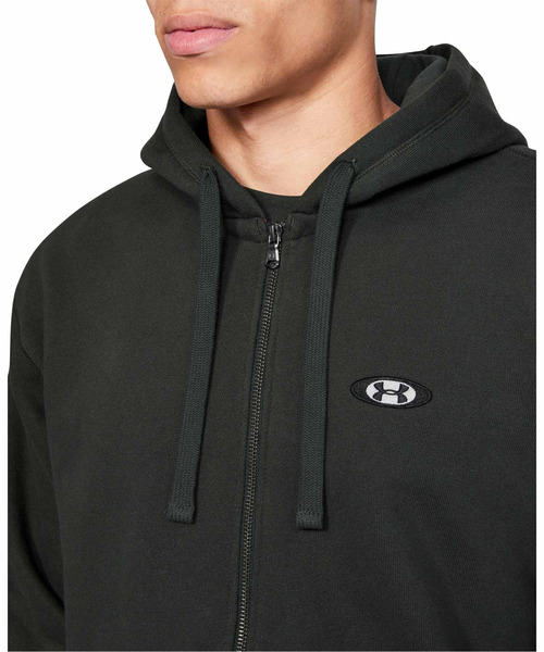 UNDER ARMOUR(アンダーアーマー)の「UA オリジネイト フリース フルジップ(トレーニング/パーカー/MEN)(パーカー・メンズ・レッド系その他/ライトグレー/ブラック×ブラック/カーキ・SM/MD/XXL/XL/LG)」の18枚目の写真