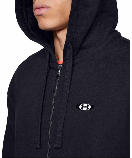 UNDER ARMOUR(アンダーアーマー)の「UA オリジネイト フリース フルジップ(トレーニング/パーカー/MEN)(パーカー・メンズ・レッド系その他/ライトグレー/ブラック×ブラック/カーキ・SM/MD/XXL/XL/LG)」の14枚目の写真