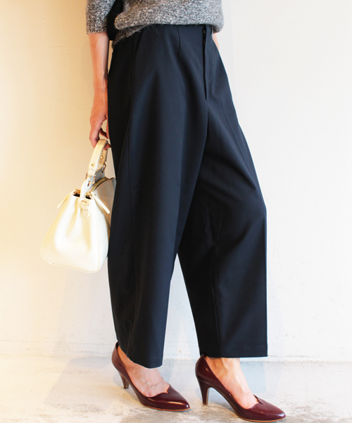 BEAUTY&YOUTH UNITED ARROWS（ビューティーアンドユースユナイテッドアローズ）の「by ※∵ダブルクロスワイドパンツ◆（その他パンツ・レディース・グレー/ネイビー/オレンジ系その他/ベージュ/オフホワイト・LARGE/SMALL/MEDIUM）」の15枚目の写真