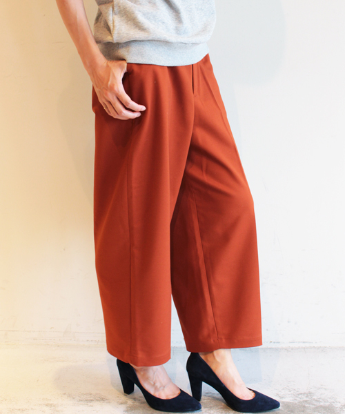 BEAUTY&YOUTH UNITED ARROWS（ビューティーアンドユースユナイテッドアローズ）の「by ※∵ダブルクロスワイドパンツ◆（その他パンツ・レディース・グレー/ネイビー/オレンジ系その他/ベージュ/オフホワイト・LARGE/SMALL/MEDIUM）」の16枚目の写真