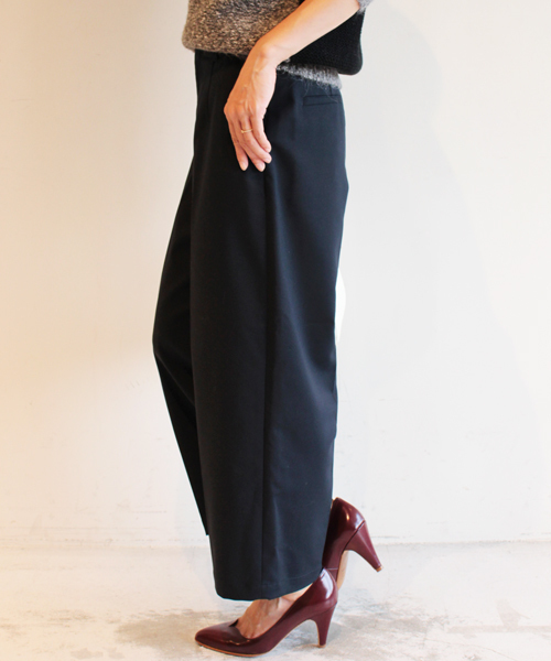 BEAUTY&YOUTH UNITED ARROWS（ビューティーアンドユースユナイテッドアローズ）の「by ※∵ダブルクロスワイドパンツ◆（その他パンツ・レディース・グレー/ネイビー/オレンジ系その他/ベージュ/オフホワイト・LARGE/SMALL/MEDIUM）」の18枚目の写真