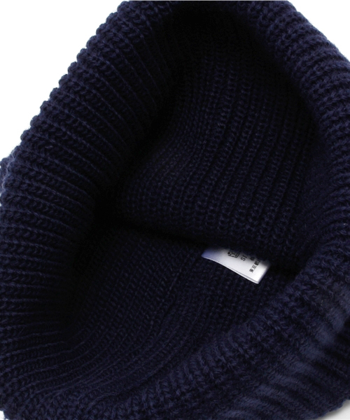 CIAOPANIC（チャオパニック）の「【Equipement Journalier】 ワッペンニットCAP（ニットキャップ/ビーニー・レディース・カーキ/ワインレッド/ブラック/グレー/ネイビー・FREE）」の10枚目の写真