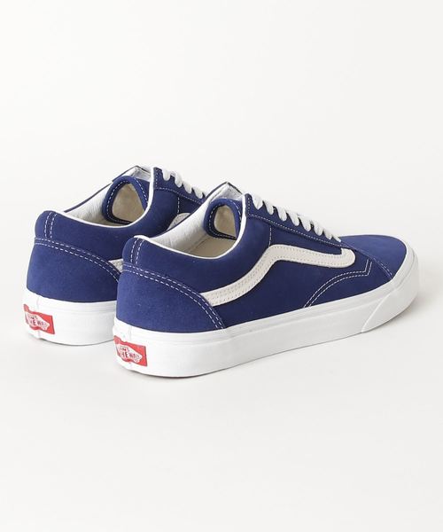 VANS（バンズ）の「VANS: OLD SKOOL (オールド スクール) スエード（スニーカー・メンズ・ベージュ/ブルー・10/11/8/9）」の3枚目の写真
