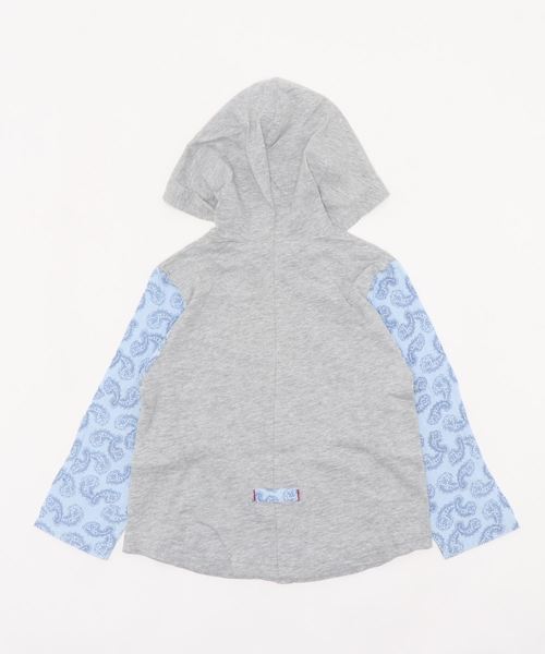 RAGMART（ラグマート）の「フードつきカーディガン（パーカー・キッズ・グレー/イエロー・130cm/100cm/120cm/110cm）」の3枚目の写真