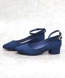 Liberty Doll / チャンキーヒール ストラップ ポインテッドトゥ 美脚パンプス 4cm(5511)