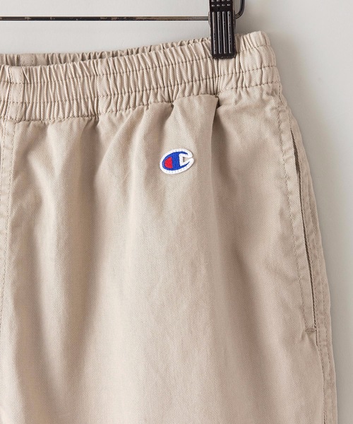 Champion（チャンピオン）の「【CHAMPION/チャンピオン】リアルな古着の表情を追求したガーメントウォッシュ加工 膝丈 ブランドロゴ入り ツイルショーツ Ｃ３－Ｈ５１８（その他パンツ・メンズ・ブラック/ベージュ/ネイビー/カーキ/ホワイト・MEDIUM/LARGE/X-LARGE）」の8枚目の写真