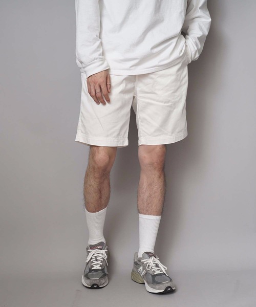 Champion（チャンピオン）の「【CHAMPION/チャンピオン】リアルな古着の表情を追求したガーメントウォッシュ加工 膝丈 ブランドロゴ入り ツイルショーツ Ｃ３－Ｈ５１８（その他パンツ・メンズ・ブラック/ベージュ/ネイビー/カーキ/ホワイト・MEDIUM/LARGE/X-LARGE）」の14枚目の写真