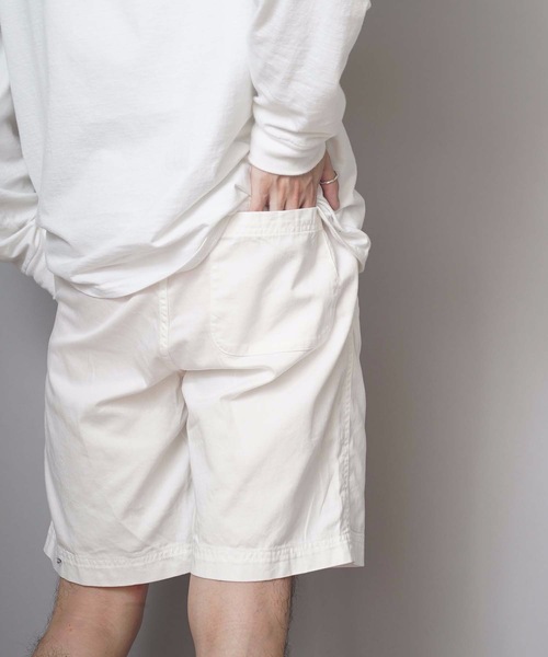 Champion（チャンピオン）の「【CHAMPION/チャンピオン】リアルな古着の表情を追求したガーメントウォッシュ加工 膝丈 ブランドロゴ入り ツイルショーツ Ｃ３－Ｈ５１８（その他パンツ・メンズ・ブラック/ベージュ/ネイビー/カーキ/ホワイト・MEDIUM/LARGE/X-LARGE）」の18枚目の写真