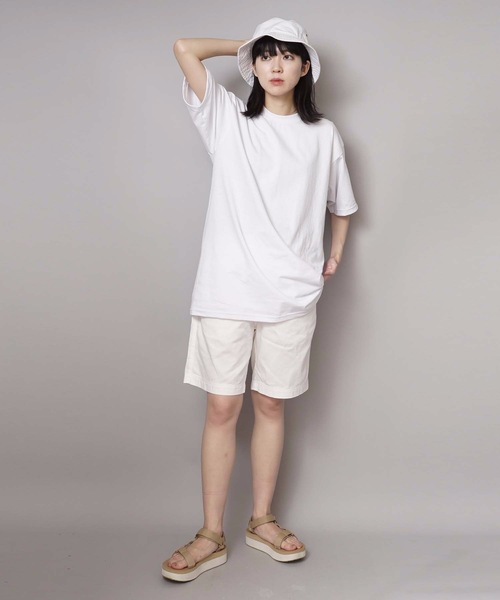 Champion（チャンピオン）の「【CHAMPION/チャンピオン】リアルな古着の表情を追求したガーメントウォッシュ加工 膝丈 ブランドロゴ入り ツイルショーツ Ｃ３－Ｈ５１８（その他パンツ・メンズ・ブラック/ベージュ/ネイビー/カーキ/ホワイト・MEDIUM/LARGE/X-LARGE）」の21枚目の写真