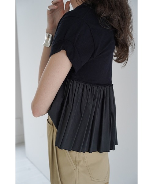 CLANE（クラネ）の「クラネ CLANE / バックフリルTシャツ（Tシャツ