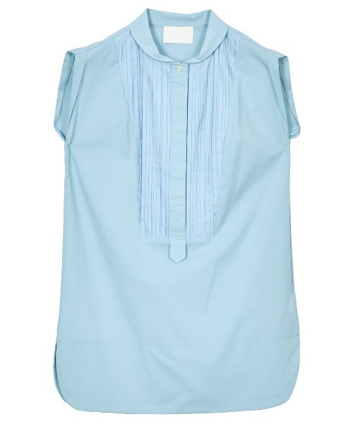 アメリヴィンテージ Ameri VINTAGE アメリ AMERI メディラフドレスシャツ MEDI ROUGH DRESS SHIRT ブラウス ノースリーブ Ameri（アメリ）の「MEDI ROUGH DRESS SHIRT（シャツ/ブラウス
