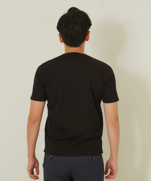 DESIGNWORKS（デザインワークス）の「アルティマ鹿の子 ブザム Tシャツ（Tシャツ/カットソー・メンズ・ホワイト/ブラック・46/48/50）」の13枚目の写真