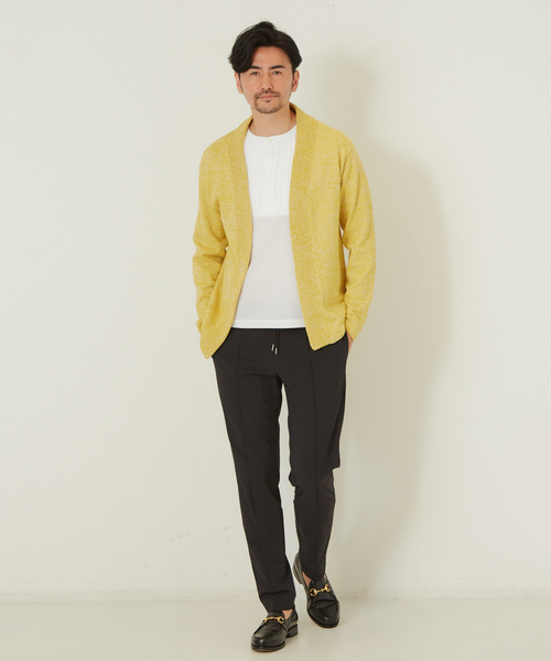 DESIGNWORKS（デザインワークス）の「アルティマ鹿の子 ブザム Tシャツ（Tシャツ/カットソー・メンズ・ホワイト/ブラック・46/48/50）」の8枚目の写真