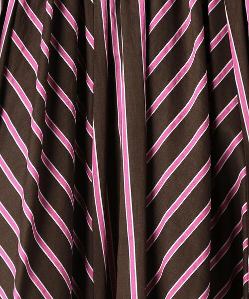 UNITEDARROWSストライプコットンフレアマキシスカートレッド36 UNITED ARROWS - 【美品】 UNITED ARROWS / ユナイテッド
