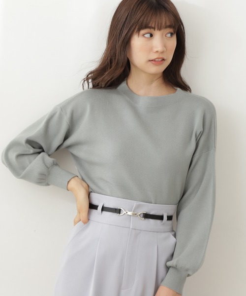 総針ボトルネックボリュームスリーブニット ニット セーター Proportion Proportion トップス Body Dressing プロポーションボディドレッシング のファッション