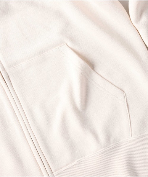 Champion(チャンピオン)の「【Champion】ロゴ刺繍ジップパーカー(パーカー・メンズ・グレー/ブラック/キナリ・S/M/L/XL)」の4枚目の写真