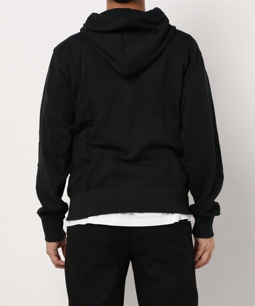 Champion(チャンピオン)の「【Champion】ロゴ刺繍ジップパーカー(パーカー・メンズ・グレー/ブラック/キナリ・S/M/L/XL)」の12枚目の写真