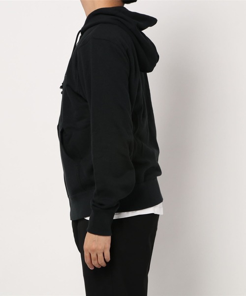 Champion(チャンピオン)の「【Champion】ロゴ刺繍ジップパーカー(パーカー・メンズ・グレー/ブラック/キナリ・S/M/L/XL)」の13枚目の写真