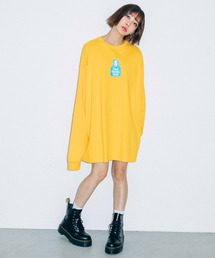 X Girl エックスガールのワンピース ドレス イエロー 黄色系 通販 Zozotown