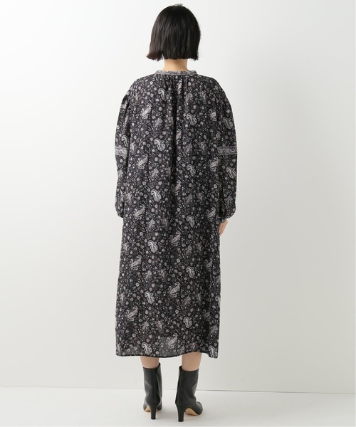 Simplicite（サンプリシテ）の「タックペイズリープリントOP（ワンピース・レディース・ブラック/ベージュ/ブルー系その他・FREE）」の12枚目の写真