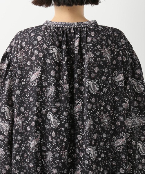 Simplicite（サンプリシテ）の「タックペイズリープリントOP（ワンピース・レディース・ブラック/ベージュ/ブルー系その他・FREE）」の14枚目の写真