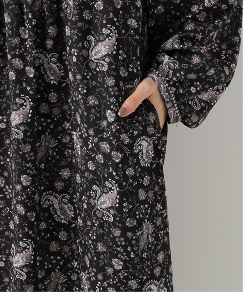 Simplicite（サンプリシテ）の「タックペイズリープリントOP（ワンピース・レディース・ブラック/ベージュ/ブルー系その他・FREE）」の17枚目の写真