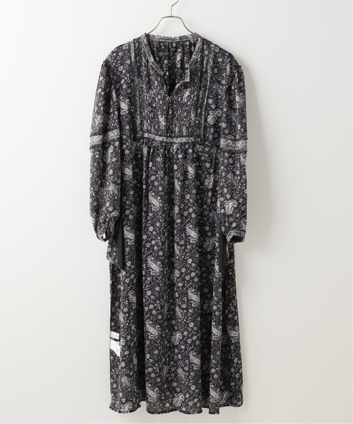 Simplicite（サンプリシテ）の「タックペイズリープリントOP（ワンピース・レディース・ブラック/ベージュ/ブルー系その他・FREE）」の20枚目の写真