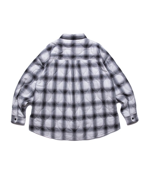 トップス COOTIE / OmbreCheck Quilting CPOJacket COOTIE / Ombre Check Quilting CPO Jacket
