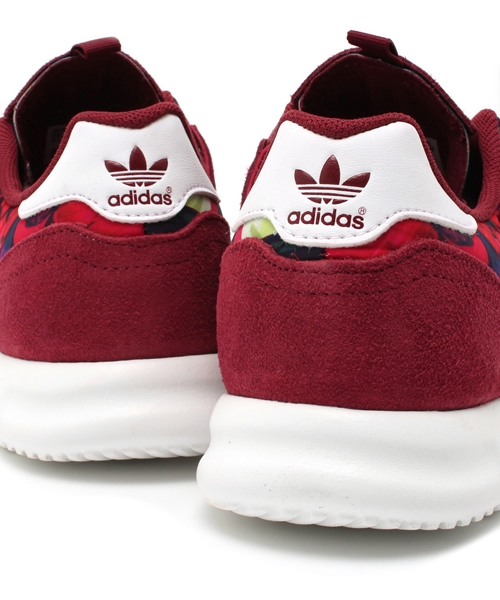 adidas Originals(アディダスオリジナルス)の「ウィメンズ アディダス×ファーム コラボ ZX 500 2.0 W(スニーカー・レディース・バーガンディー/ブルー・24cm/23.5cm/23cm)」の9枚目の写真