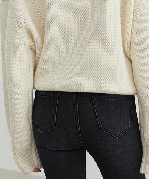 Fano Studios（ファノ ストゥディオズ）の「【Fano Studios】Oversized turtleneck knit FD20S118（ニット/セーター・レディース・ホワイト・L/M/S）」の2枚目の写真