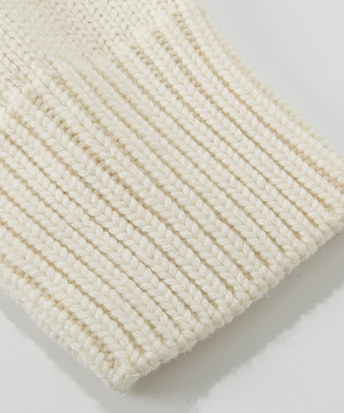 Fano Studios（ファノ ストゥディオズ）の「【Fano Studios】Oversized turtleneck knit FD20S118（ニット/セーター・レディース・ホワイト・L/M/S）」の7枚目の写真