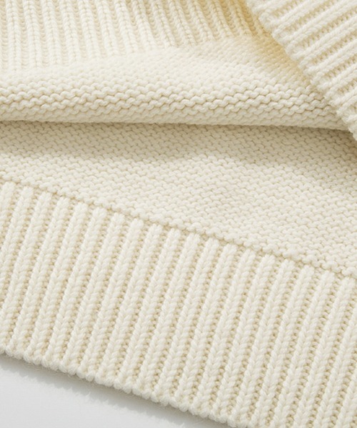 Fano Studios（ファノ ストゥディオズ）の「【Fano Studios】Oversized turtleneck knit FD20S118（ニット/セーター・レディース・ホワイト・L/M/S）」の8枚目の写真